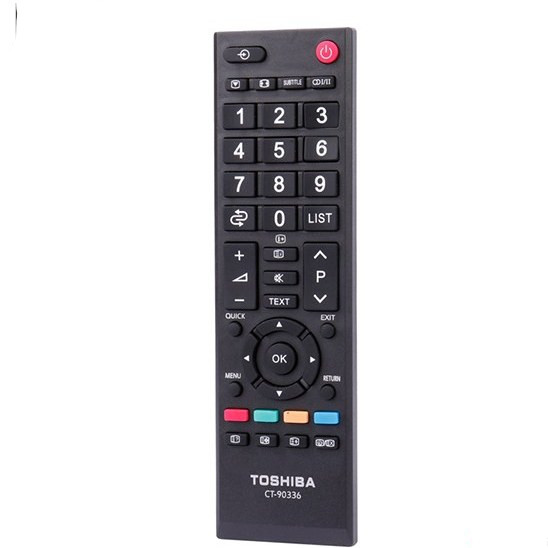 کنترل تلویزیون ال ای دی LED توشیبا TOSHIBA مدلCT-90326// CT-90380