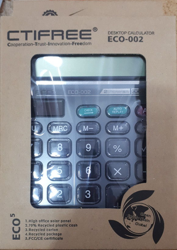 ماشین حساب CTIFREE ECO-002 طرح سیتیژن