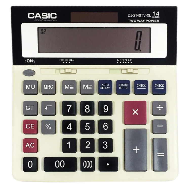 ماشین حساب CASIC مدل DJ2140 اعداد بزرگ 14عدد
