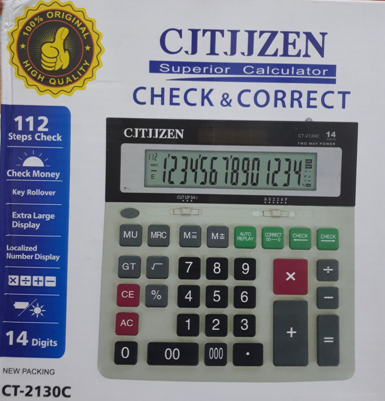 ماشین حساب رومیزی CJTJJZEN مدل C2130C