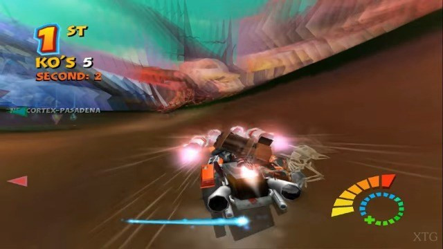 دی وی دی بازی Crash Tag Team Racing برای پلی استیشن 2