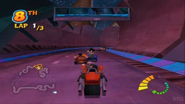 دی وی دی بازی Crash Tag Team Racing برای پلی استیشن 2